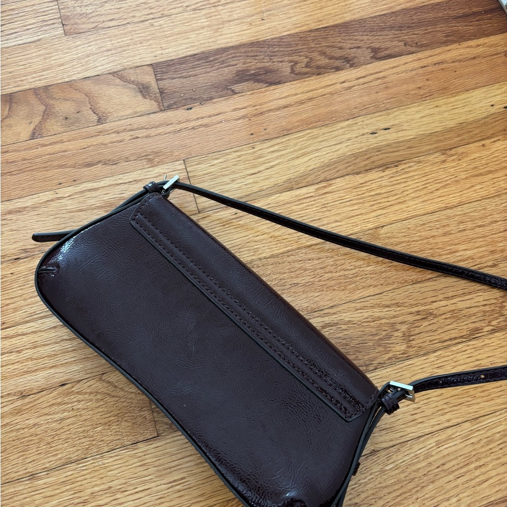Zara Deep Burgundy Shoulder Bag - Picture 11 of 14